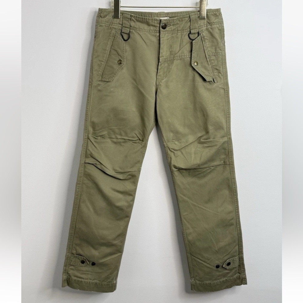 Diesel Ladies Vintage Y2K Multipocket Cargo Pants Trousers Size 28 Utility Khaki